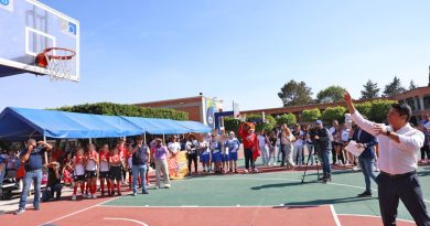 En Cuautlancingo se inaugura “Torneo Intercoles de Básquetbol”