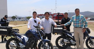 Tecamachalco fortalece su seguridad con nuevas motopatrullas