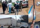En Huejotzingo recuperan vehículo robado y aseguran arma de fuego y tractocamión