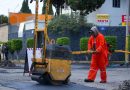 Refuerza Ayuntamiento de Puebla trabajos de bacheo con 15 cuadrillas en Valle Dorado