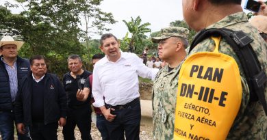Atiende Gobierno de Puebla emergencia en La Máquina y en La Ceiba por la seguridad de las familias