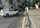 Incendio en recicladora de San Martín Texmelucan
