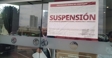 Profeco suspende comercialización en la Concesionaria MG Angelópolis