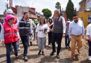 Pepe Chedraui supervisa rehabilitación vial en la colonia Aquiles Serdán para mejorar la movilidad en Puebla Capital