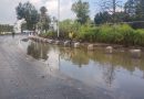 Se inunda Puente de México ante intensas lluvias en Puebla
