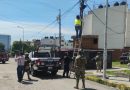 MARINA, SEDENA, Policía Estatal y Municipal desarticulan equipos de video vigilancia no autorizados en Cuautlancingo