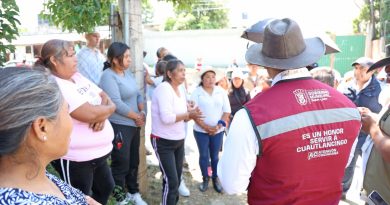Anuncia Omar Muñoz construcción de clínica de salud y subcomandancia en San Lorenzo Almecatla