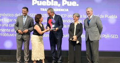 Puebla obtiene premio nacional por transparencia y rendición de cuentas