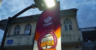 San Baltazar Campeche alcanza 100% de alumbrado LED con el programa Puebla Brilla