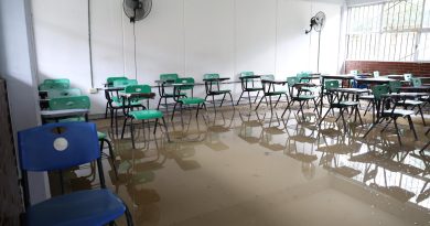 Reporta SNTE 23 hasta 97 escuelas afectadas en la Sierra Norte; 5 en total daño