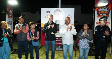 Enciende Gobierno de Pepe Chedraui luminarias modernizadas en colonia S.N.T.E con Puebla Brilla