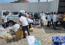 Envía SNTE 23 las primeras 23 toneladas de ayuda a la región de Huauchinango