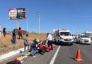 Tres albañiles graves tras brutal accidente en la autopista Puebla–Atlixco