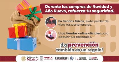 Emite SSP recomendaciones para compras seguras en vísperas de Navidad y Año Nuevo