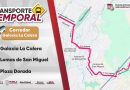 Se suman dos nuevos recorridos de transporte temporal en Puebla; van 15 sitios temporales y cinco corredores