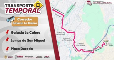 Se suman dos nuevos recorridos de transporte temporal en Puebla; van 15 sitios temporales y cinco corredores