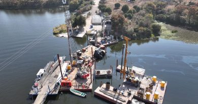 Construcción del Puente La Panga continúa con normalidad