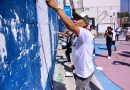 Gobierno municipal mejora cancha de usos múltiples en La Rosa