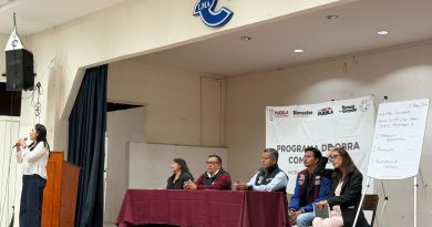 Ray Cuautli encabezó asamblea comunitaria en Cholula; aprueban mobiliario para kínder
