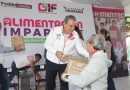 Familias de San Bartolo reciben despensas gratuitas