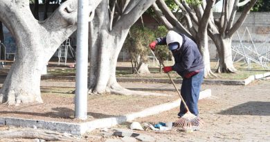 Gobierno municipal intensifica trabajos en espacios públicos