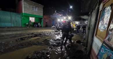 30 familias afectadas por desbordamiento de río en Chalchicomula de Sesma