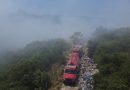 Incendio en relleno sanitario en Acatlán lleva un 80 por ciento de control
