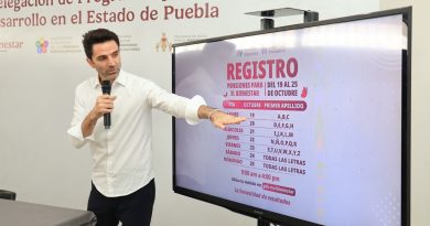 Puebla contará con 247 módulos para el registro a las Pensiones para el Bienestar; 18 estarán en la capital poblana